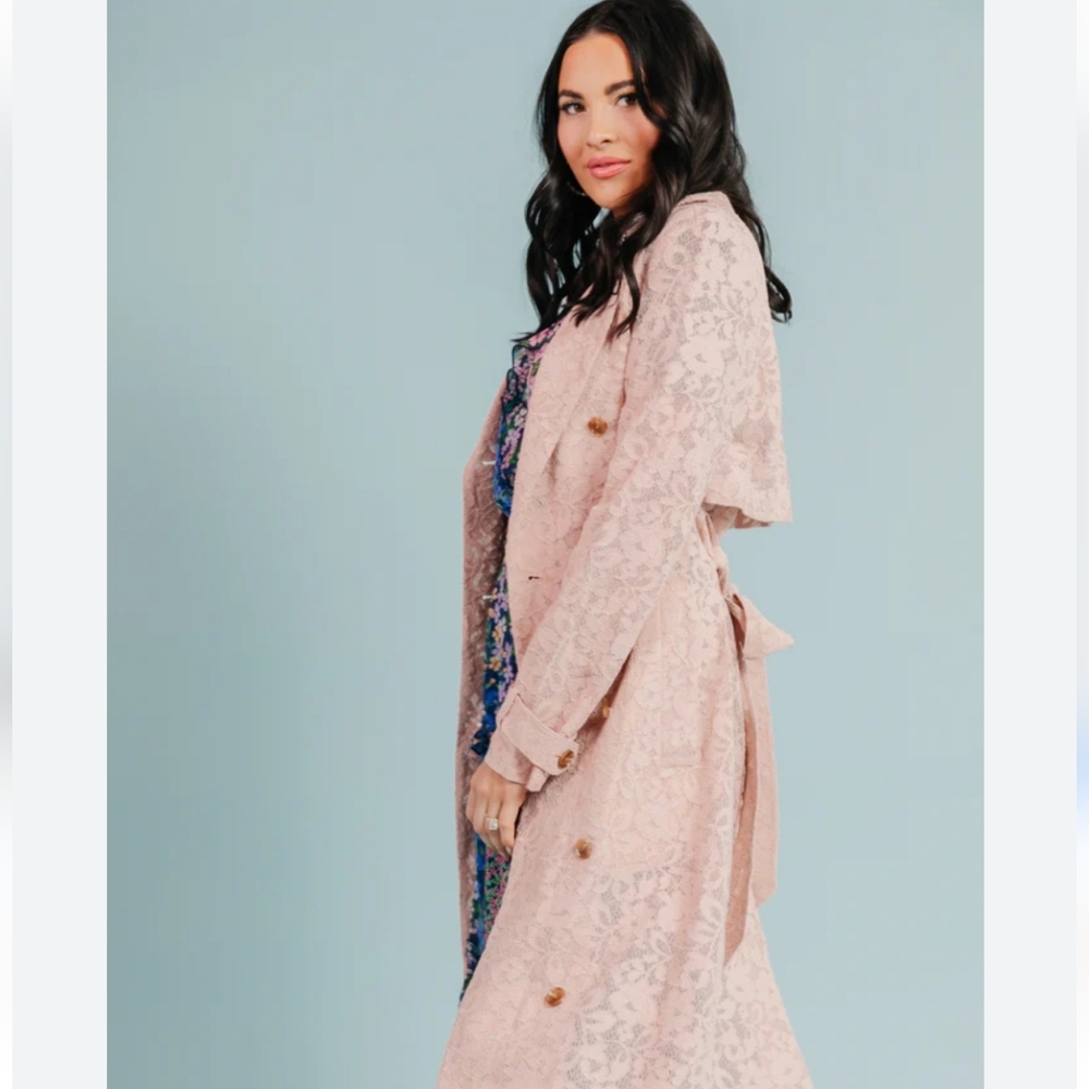 Rachel Parcell Lace Trench